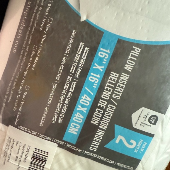 Kate Spade Blush Pink Soft Accent Pillow 40cm x 40cm NEW Pillow Included - Picture 9 of 14